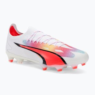 Vyriški futbolo bateliai PUMA Ultra Ultimate FG/AG puma white/pum black/fire orchid