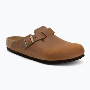 Šlepetės BIRKENSTOCK Boston LEOI Regular cognac