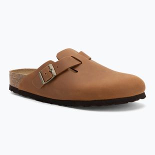 Šlepetės BIRKENSTOCK Boston LEOI Narrow cognac
