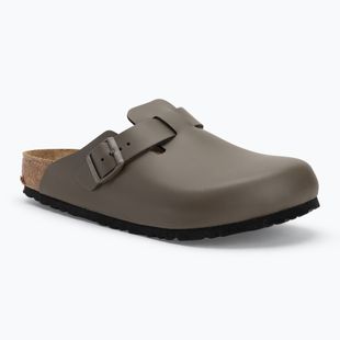 Šlepetės BIRKENSTOCK Boston NL Regular smooth leather concrete gray