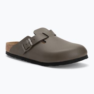 Šlepetės BIRKENSTOCK Boston NL Narrow smooth leather concrete gray
