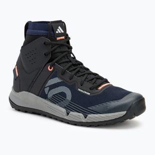 Vyriški platforminiai dviratininkų batai adidas FIVE TEN Trailcross Mid Pro legend ink/grey three/coral fusion