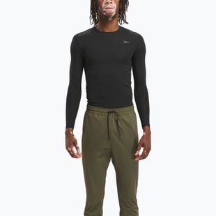 Vyriški bėgimo marškinėliai ilgomis rankovėmis Reebok Compression black