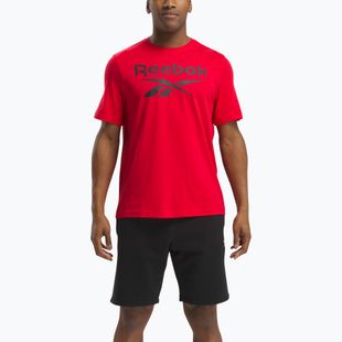 Vyriški marškinėliai Reebok Reebok Identity Big Logo Tee vector red
