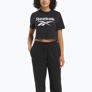 Moteriški marškinėliai Reebok Identity Big Logo Crop Tee black