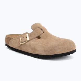 Šlepetės BIRKENSTOCK Boston Suede Leather sandcastle
