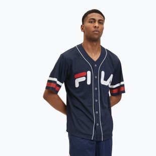 Vyriški marškinėliai FILA Lashio Baseball black iris
