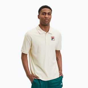 Vyriški polo marškinėliai FILA Liverpool Towelling antique white