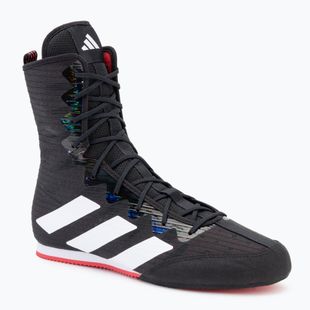 Bokso bateliai adidas Box Hog 4 core black/cloud white/pure ruby