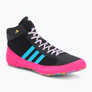 Bokso batai adidas HVC core black/signal cyan/yellow