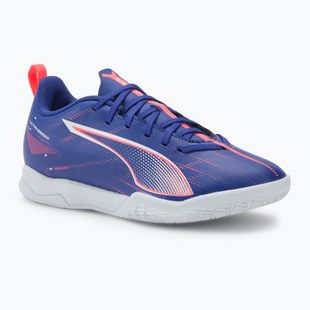 Vaikiški futbolo batai PUMA Ultra 5 Play IT Jr lapis lazuli/puma white/sunset gloe
