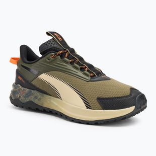 Vyriški bėgimo batai PUMA Extend Lite Trail landslide dark olive/puma black