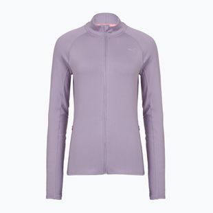 Moteriškas bėgimo džemperis PUMA Run For Her Ribbed Full Zip pale plum