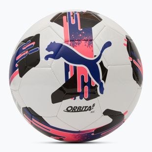 Futbolo kamuolys PUMA Orbita 6 MS puma white/lapis lazuli/sunset glow dydis 5