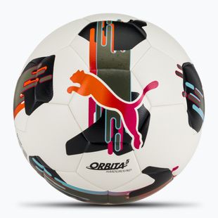 Futbolo kamuolys PUMA Orbita 5 TB Hardground puma white/multicolor dydis 5