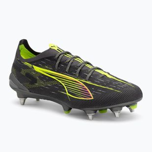 Vyriški futbolo batai PUMA Ultra 5 Ultimate MxSG matte aged silver/yellow alert/sun struck