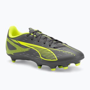 Futbolo batai PUMA Ultra 5 Play FG/AG matte aged silver/yellow alert/puma aged silver