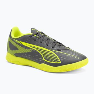 Vyriški futbolo batai PUMA Ultra 5 Play IT matte aged silver/yellow alert/puma aged silver