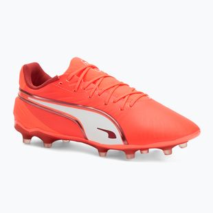 Vyriški futbolo bateliai PUMA King Match FG/AG glowing red/puma white/red fire