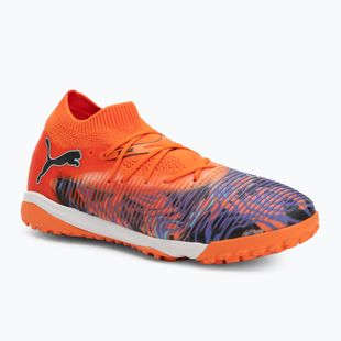 Vaikiški futbolo batai PUMA Future 8 Match Creativity TT orange poppy/black/dark amethyst/electric peppermint