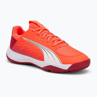 Vaikiški rankinio bateliai PUMA Accelerate Jr glowing red/white/dark crimson/black