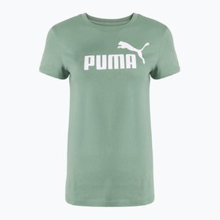Moteriški marškinėliai PUMA ESS No. 1 Logo Tee green moon