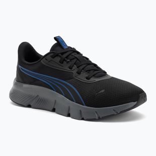 PUMA Flexfocus Lite Modern Woven bėgimo bateliai puma black/vivid blue