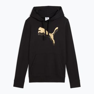 Moteriškas džemperis PUMA  ESS Metalic Hoodie TR puma black/metallic gold