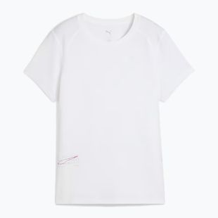 Moteriški bėgimo marškinėliai PUMA Run Graphic Mesh Tee puma white