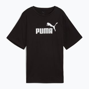 Moteriški marškinėliai PUMA ESS No. 1 Logo Relaxed Tee puma black
