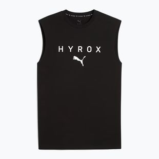 Vyriški treniruočių marškinėliai PUMA x HYROX Cutoff Tank juodi