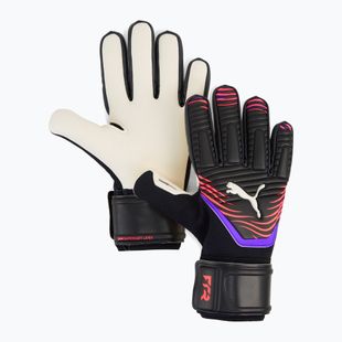 Vartininko pirštinės PUMA Future Pro Hybrid puma black/glowing red/purple glimmer