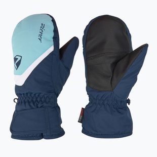 Vaikiškos slidininkų pirštinės ZIENER Loriano Aquashield Mitten dark navy