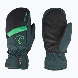 Vaikiškos slidininkų pirštinės ZIENER Levin GTX Mitten dark jungle