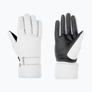 Moteriškos slidininkų pirštinės ZIENER Kisar Aquashield white