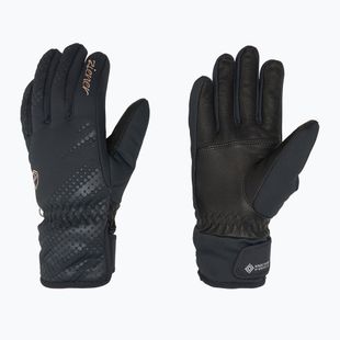 Moteriškos slidininkų pirštinės ZIENER Karoi WS PR black/rose metallic