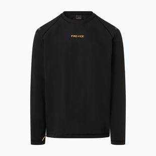 Vyriški termoaktyvūs marškinėliai ilgomis rankovėmis BOGNER FIRE+ICE Alejo 1/4 Zip black