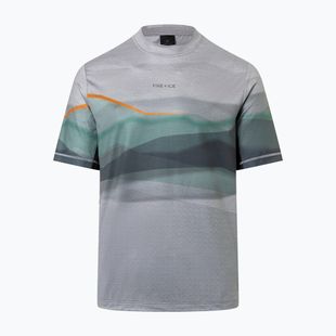 Vyriški termoaktyvūs marškinėliai ilgomis rankovėmis BOGNER FIRE+ICE Balduin2 1/4 Zip liquid silver