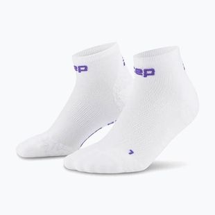 Vyriškos kompresinės kojinės CEP Ultralight Low Cut 4.0 white