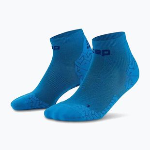 Vyriškos kompresinės kojinės CEP Ultralight Low Cut 4.0 blue