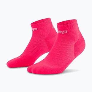 Vyriškos kompresinės kojinės CEP Run Low Cut 5.0 pink