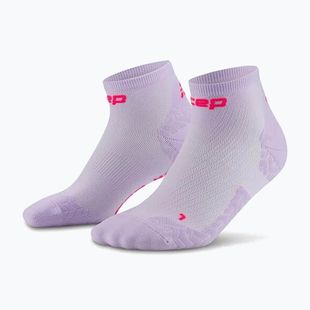 Vyriškos kompresinės kojinės CEP Ultralight Low Cut 4.0 lilac