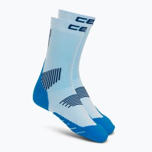Vyriškos kompresinės kojinės CEP Run Mid Cut 5.0 blue/ice