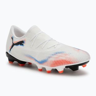 Vyriški futbolo batai PUMA Future 8 Match Low FG/AG puma white/puma black/glowing red