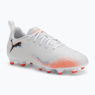 Vaikiški futbolo bateliai PUMA Future 8 Play FG/AG Jr puma white/puma black/glowing red