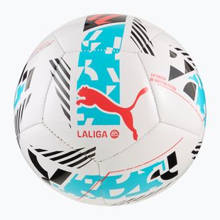 Piłka do mini piłki nożnej PUMA Orbita Laliga 1 Mini puma white/multicolor dydis 1