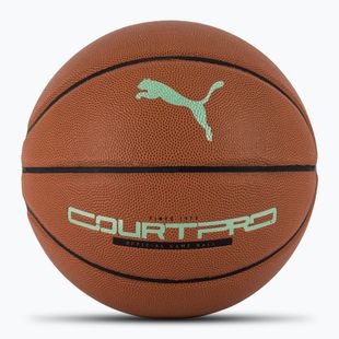 PUMA teamJAWS Court Pro Krepšinio krepšinio odinis rudas/tamsus šešėlis dydis 7
