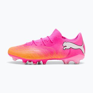 Futbolo batai PUMA Future 9 Match Fusion FG/AG poison pink/puma white/sun stream/bright aqua/puma black