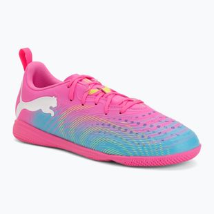 Vaikiški futbolo batai PUMA Future 9 Play IT Jr poison pink/puma wht/sun stream/bright aqua/puma blk