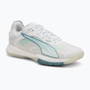 Moteriški rankinio batai PUMA Accelerate Nitro SQD 4 Game On Puma White/Baltic Sea Blue/Fresh Water